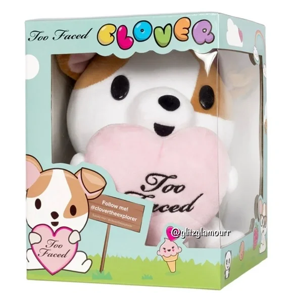 🐶Too Faced Stuffed Clover Limited Edition Plush Puppy🐶 - Picture 2 of 3